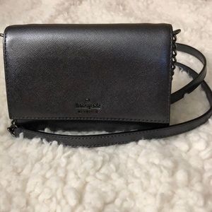 Kate Spade Metallic Crossbody bag